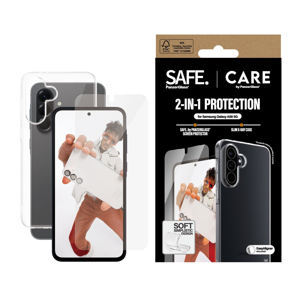 CARE by PanzerGlass® 2-in-1 Pakke Samsung Galaxy A56 5G